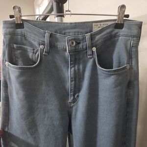 rag & bone Light Blue Flare Jeans